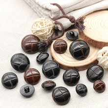 复古龟纹 塑料防皮双色纽扣 粗花呢羊毛呢外套半诺福克夹克防皮扣