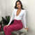 product - wholesale Sexy V neck Long Sleeve Jumpsuit Clothes Autumn Winter Women Clothing - White