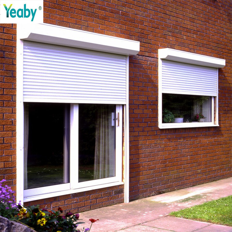 European-style aluminum alloy PU foam roller shutter window shade roller shutter garage roller shutter shading effect is good