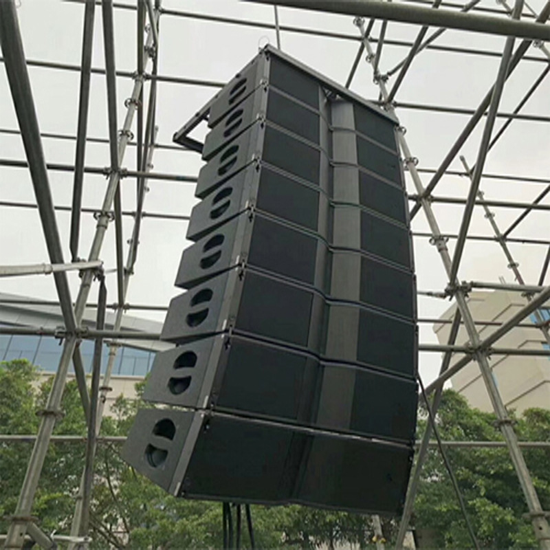 广东深圳专业音响户外中型舞台演出大功率远程防水线阵音响厂家