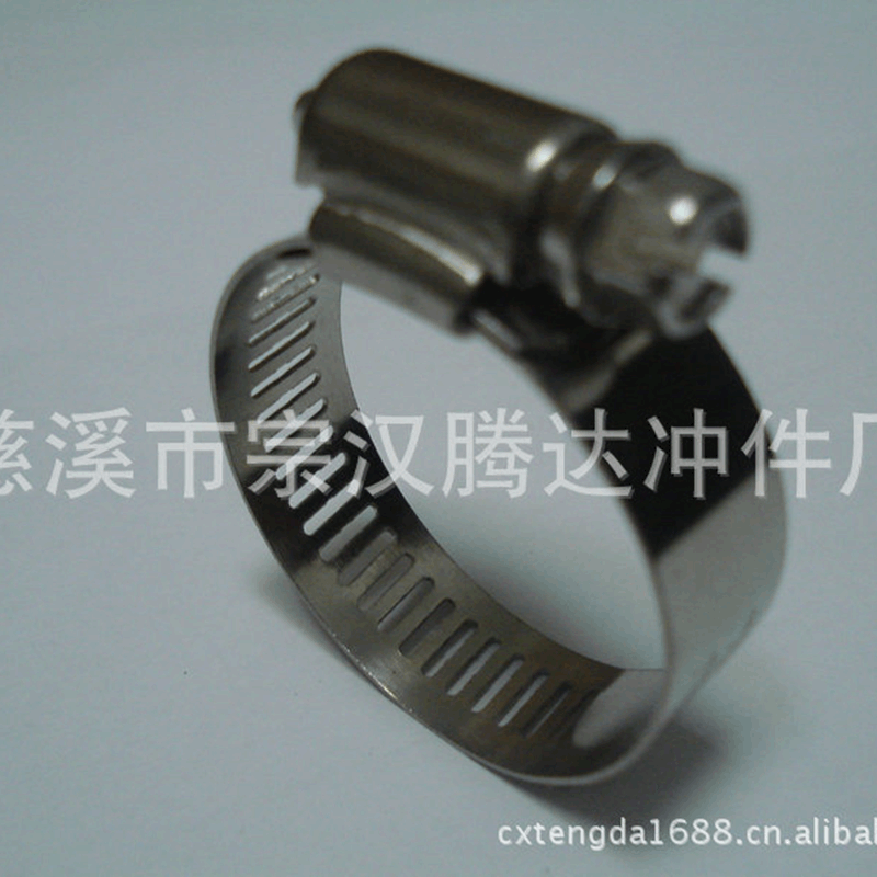 厂家批发徳式喉箍  软管塑料管道连接固定不锈钢316弹性喉箍