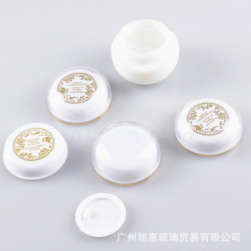 メーカー化粧品分注瓶30g白陶磁器膏瓶貴婦人膏瓶神仙膏瓶クリーム瓶包装材|undefined