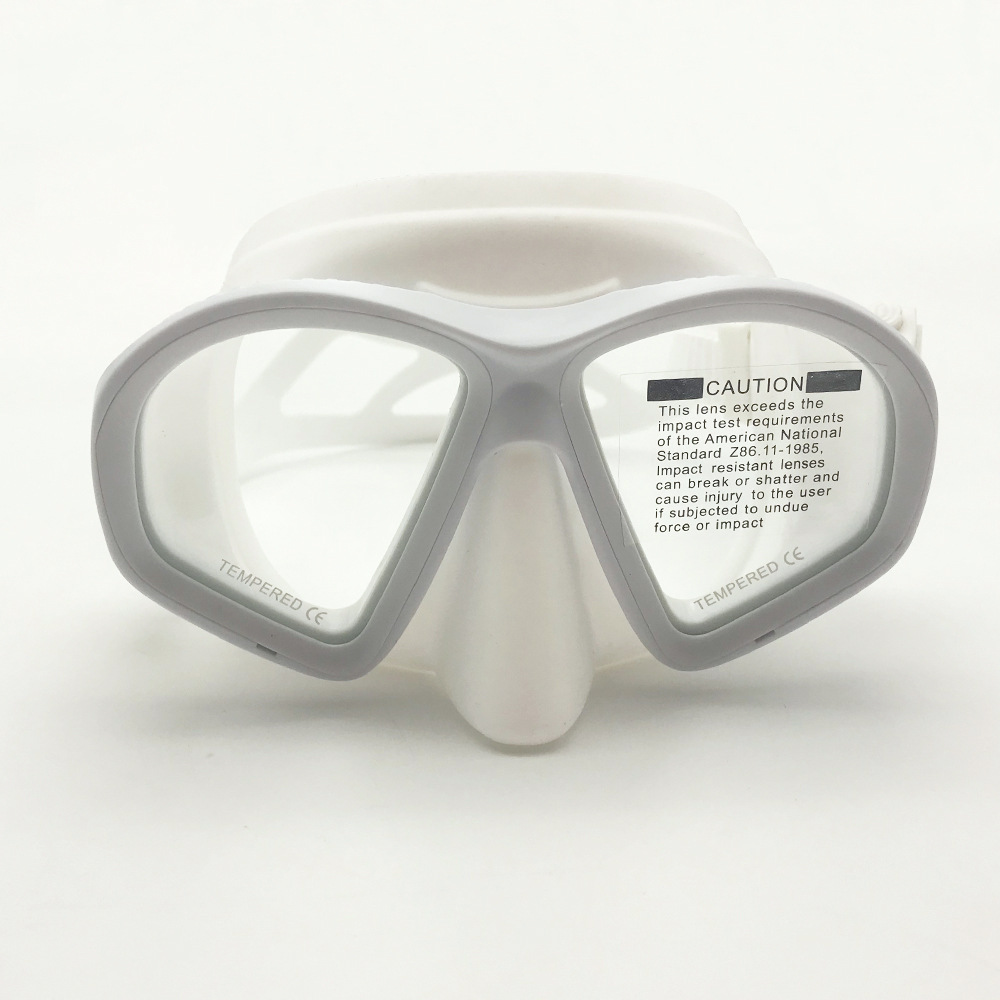 Máscara de buceo adulto con cristal templado, set de snorkel completo, gafas de natación y apnea