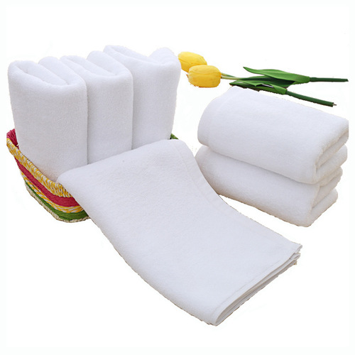 Hotel towels five-star hotel wholesale cotton towels hotel white thickened bath absorbent hotel towels