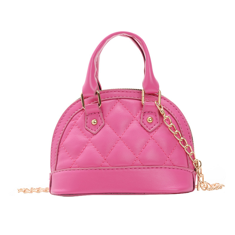 Bolso para niños de estilo coreano 2021 otoño e invierno nuevo bolso de hombro lindo rombo mini bolso de concha de moda bolso de accesorios crossbody