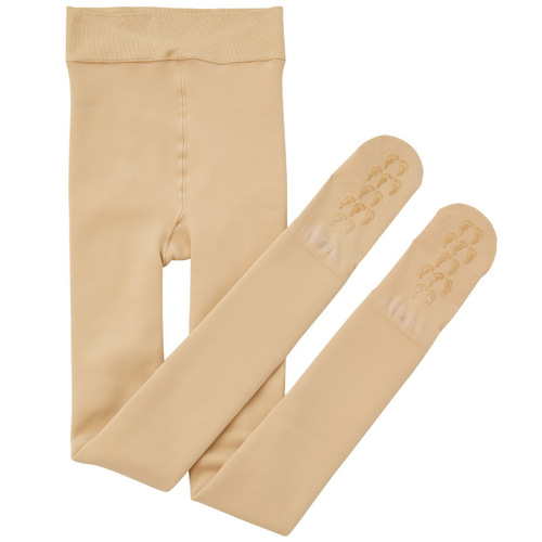 140 tall and short flesh-colored bottoming pantyhose for women in autumn and winter thickened velvet smooth leg artifact 185cm lengthened