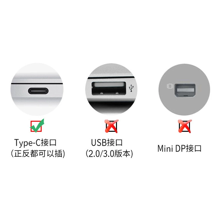 Переходник Type-C к HDMI+USB+PD, док-станция расширения Type-C 3.1 Thunderbolt в HD тройной порт