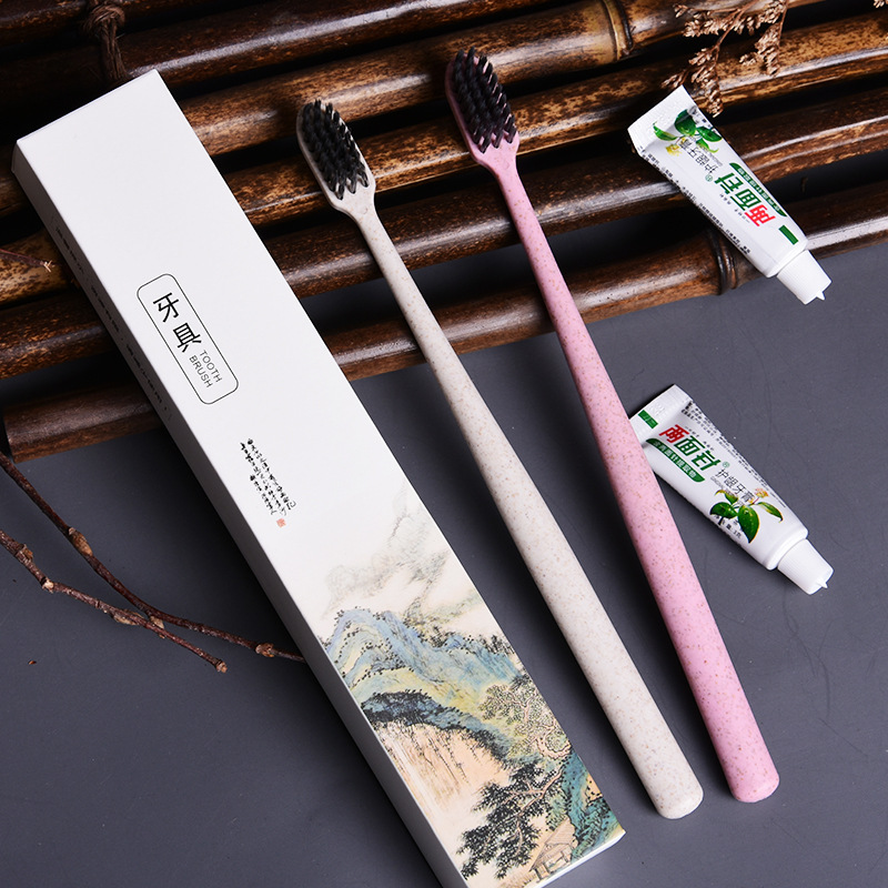 Serie Shanshui Simple Tooth desechable Hotel Set de lavado desechable Hotel Artículos desechables para habitaciones