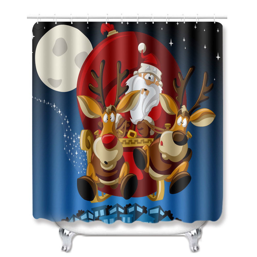 Navidad muñeco de nieve alfombra de baño alfombra de puerta inodoro de tres piezas antideslizante alfombra de piso transfronterizo en stock deseo amazon 1