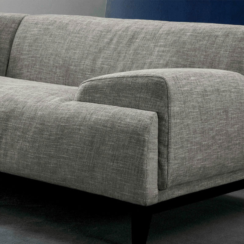 Nórdico moderno minimalista sala de estar medio y pequeño apartamento esquina sofá silla combinación modelo habitación apartamento muebles