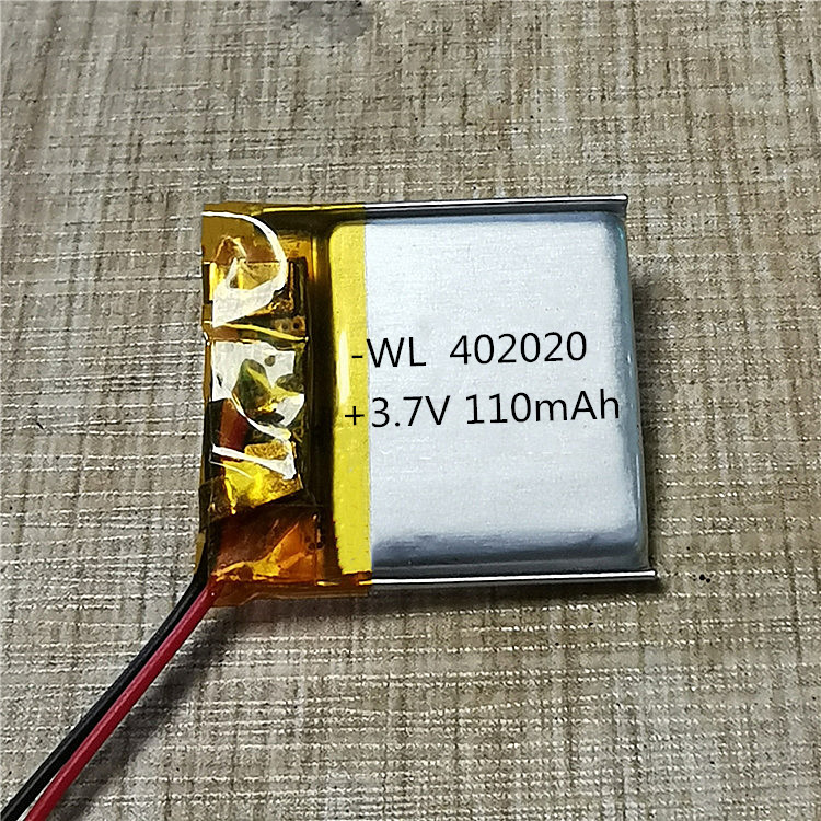 402020聚合物锂电池110mAh 3.7V智能手表 定位器 发光胸牌电池