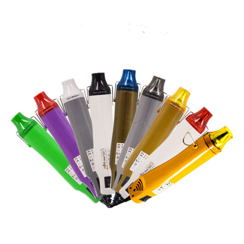 Heat Gun 72 Colors DIY Heat Shrink Rubber Stamps Embossing Powder Soft Clay Heat Shrink Setting Tool Hot Air Gun