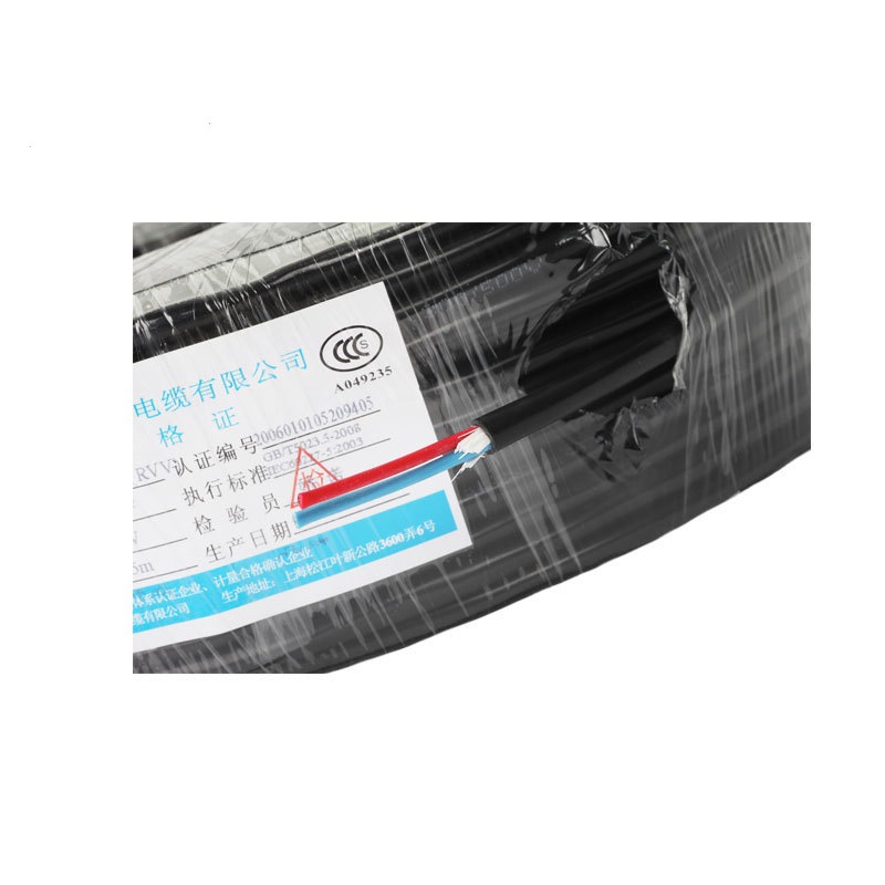 卓众牌全国标线缆电气设备连接线全新国标线护套线2芯0.2-6平方