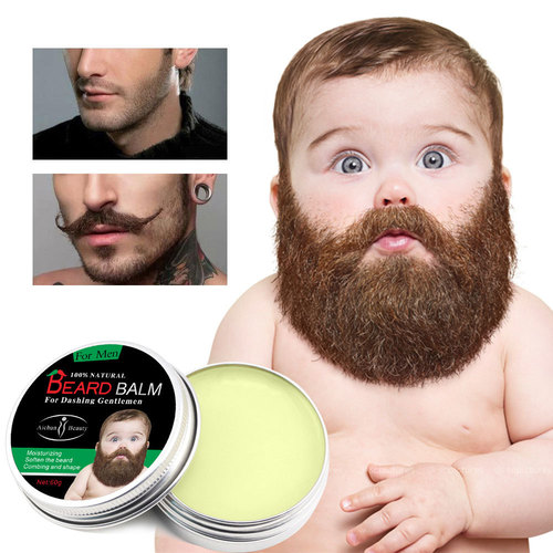 Cross-border Aichun men's no-wash beard balm conditioner nourishing beard styling cream wholesale beard balm