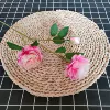 3 -headed peony dark pink