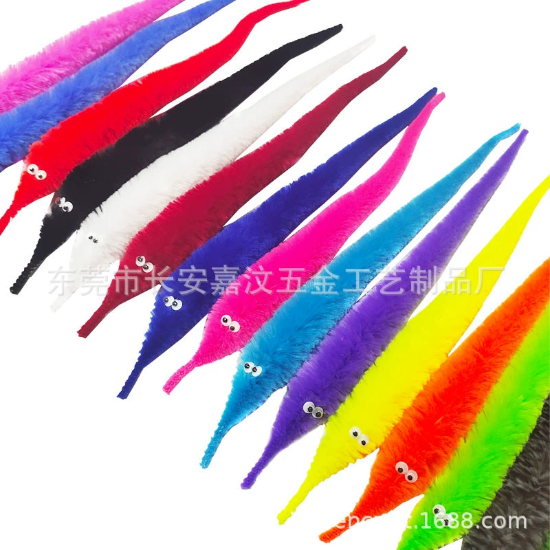 25-цветный волшебный червь, морской конек, эльф, трансграничный волшебный реквизит, гусеница, игрушка для кошек, прямая продажа с фабрики