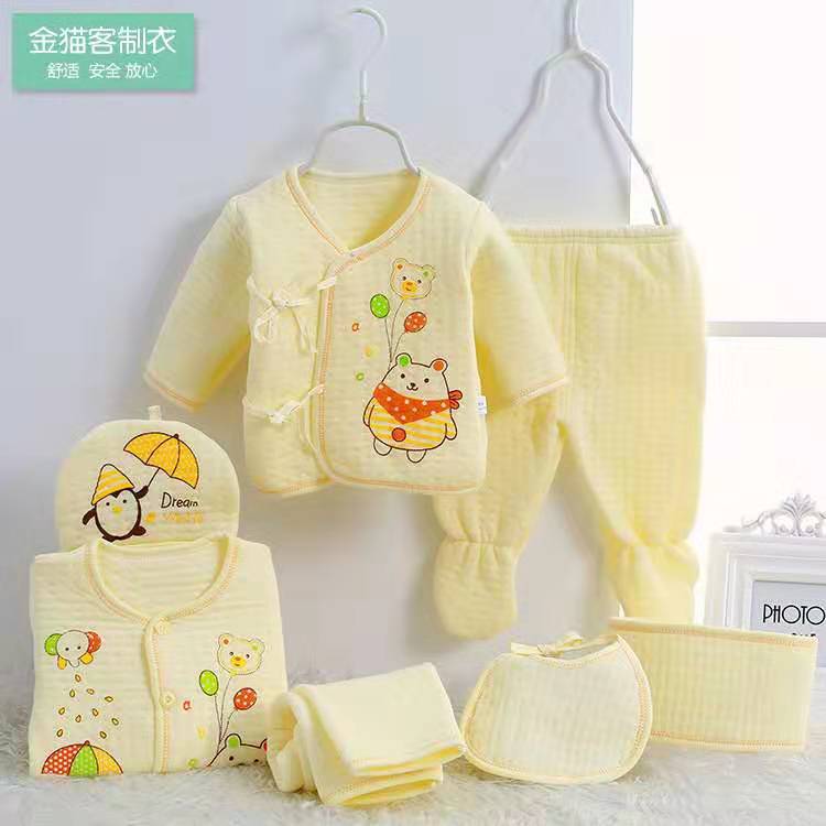 Bolso OPP de siete piezas amarillo pingüino cálido