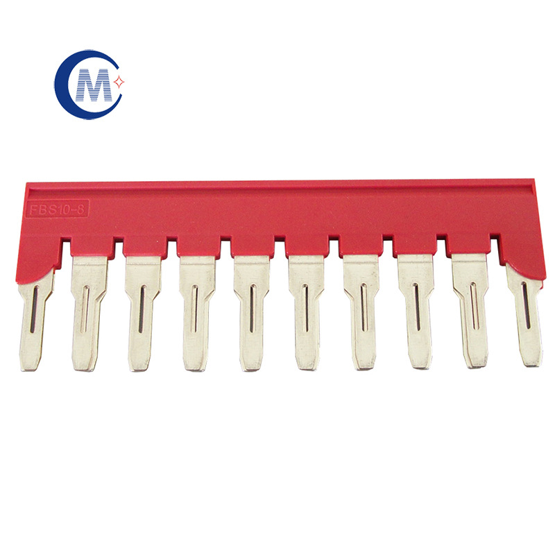 成曼电气FBS10-8弹簧端子短接件 直插式弹簧端子桥接件 连接条