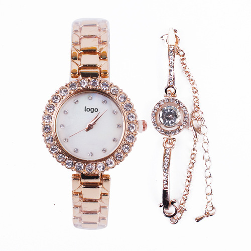 watches women two-piece watch set micro-business drainage gift watch ladies watch set