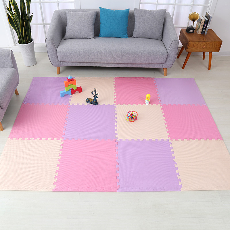 Alfombra de piso de espuma alfombra de piso antideslizante para niños estera de gateo del bebé del hogar EVA costura alfombra de piso dormitorio estera tatami