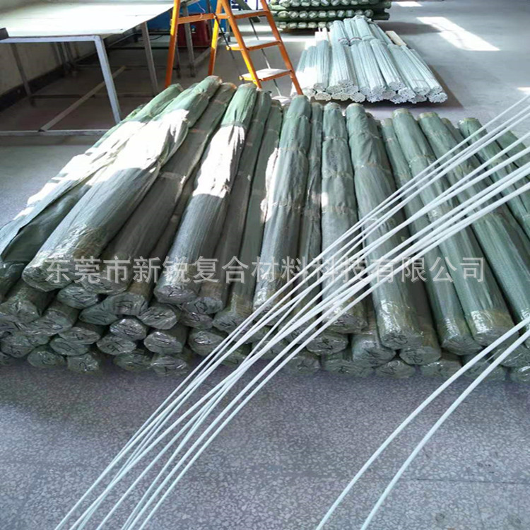 玻璃纤维棒厂家现货供应农业菜棚小拱棚拱杆农业苗木支撑纤维棒