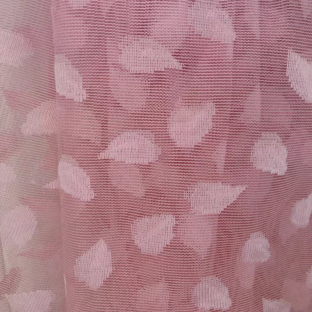 Encaje de poliéster no elástico jacquard malla pequeña hoja de malla tela multicolor ropa para niños falda de gasa Hanfu tela recta