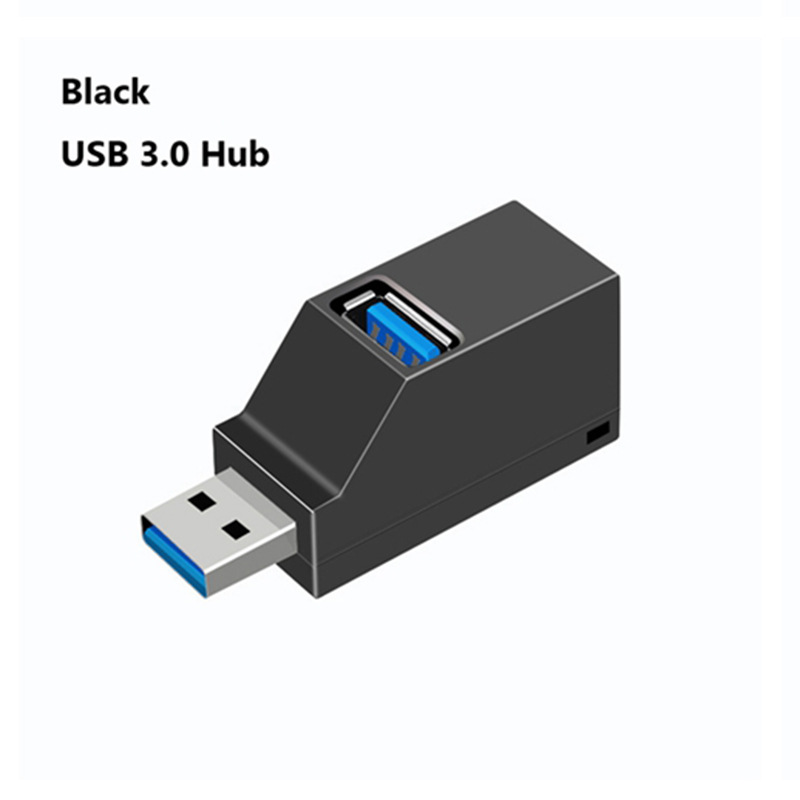USB3.0 divisor de 3 puertos en línea USB HUB extensión HUB 3 puertos mini portátil 2,0 + 3,0