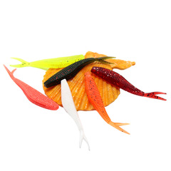 Whelen fishing tackle wholesale and retail 6cm/1.5g Battle Arowana color tail grub soft bait fishing lure e-commerce supply source