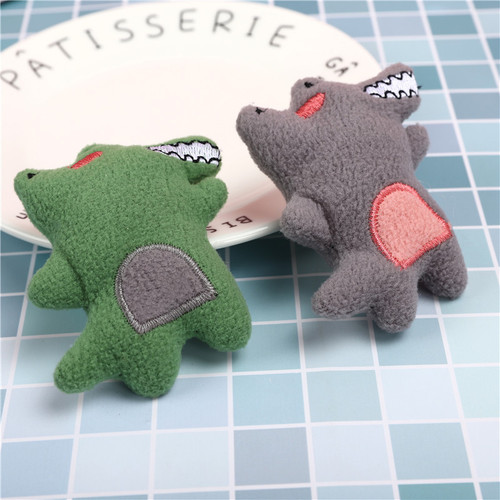 Cotton-filled dinosaur crocodile doll plush cartoon scarf children's clothing luggage accessories mobile phone pendants clothing accessories wholesale