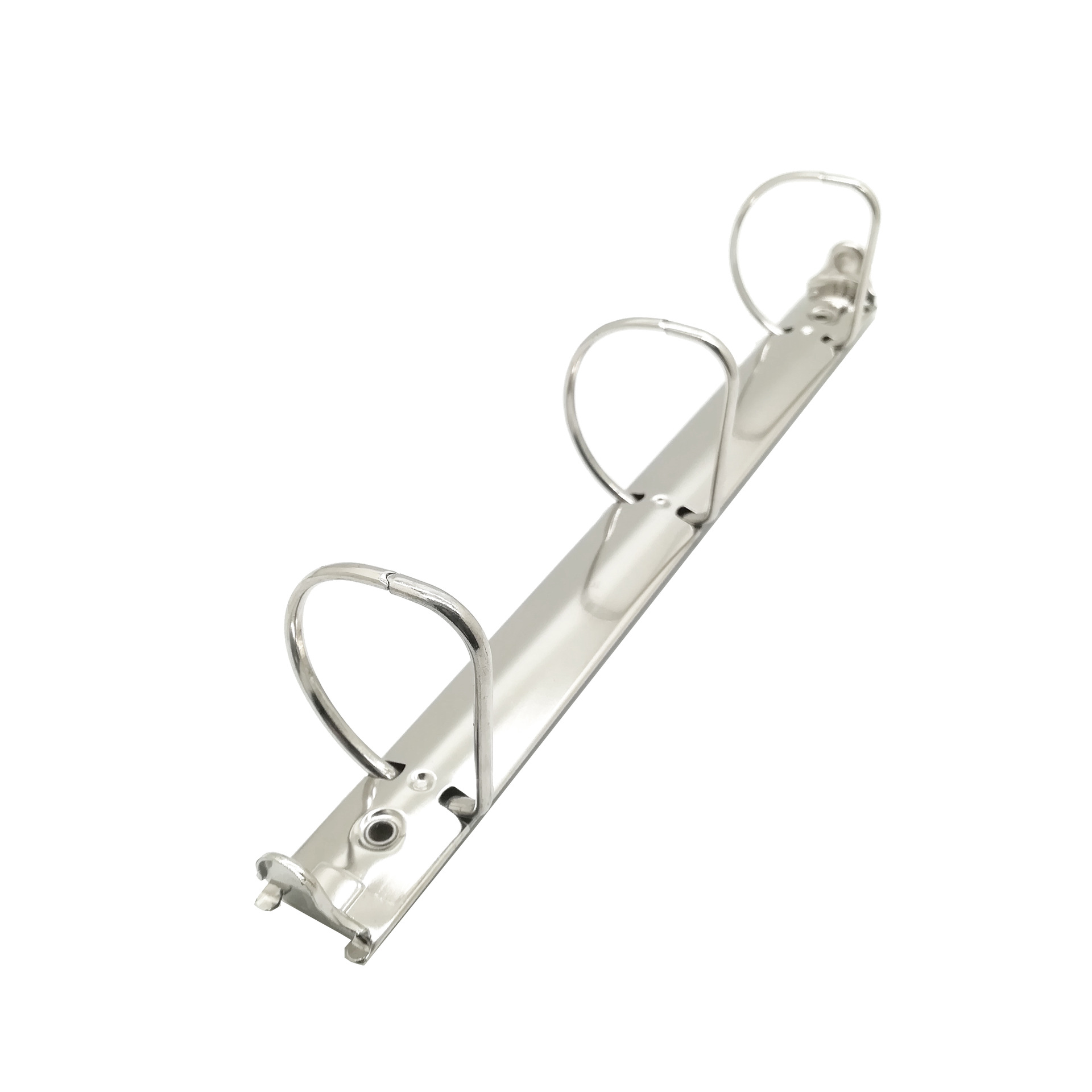 Los fabricantes suministran estilo europeo y americano con 11,5 pulgadas 50mmD tipo clip de agujero de hojas sueltas hecho a mano clip de papelería de metal galvanizado