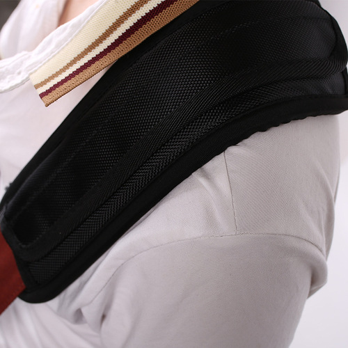 Wholesale 41 inch folk acoustic guitar shoulder pad, guitar strap pad, black cotton electric bass guitar strap pad