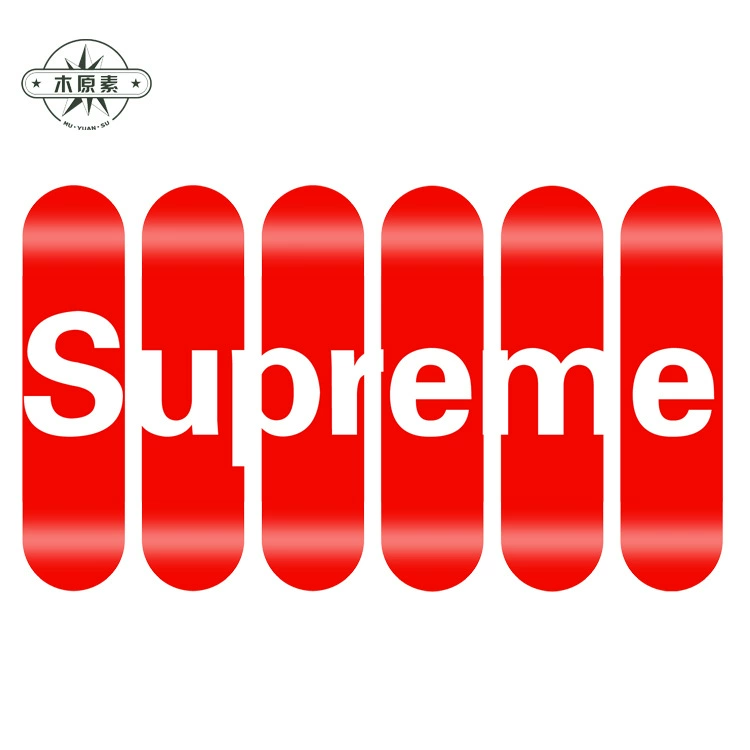 Декор для скейтборда Supreme комбинация настенная панель для производства модного магазина украшение дисплей стена двойной обмотки скейтборд
