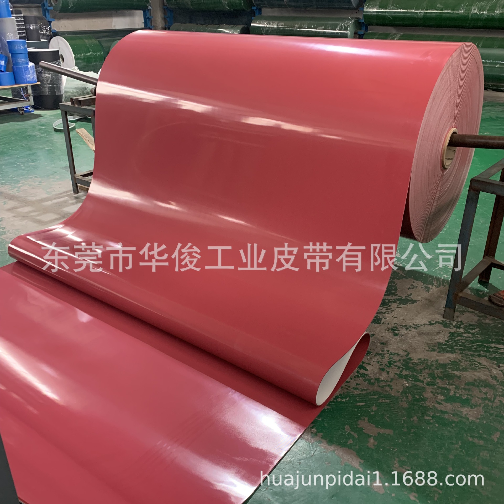 一体红胶输送带  钣金去毛刺输送带 钣金抛光输送带  东莞华俊