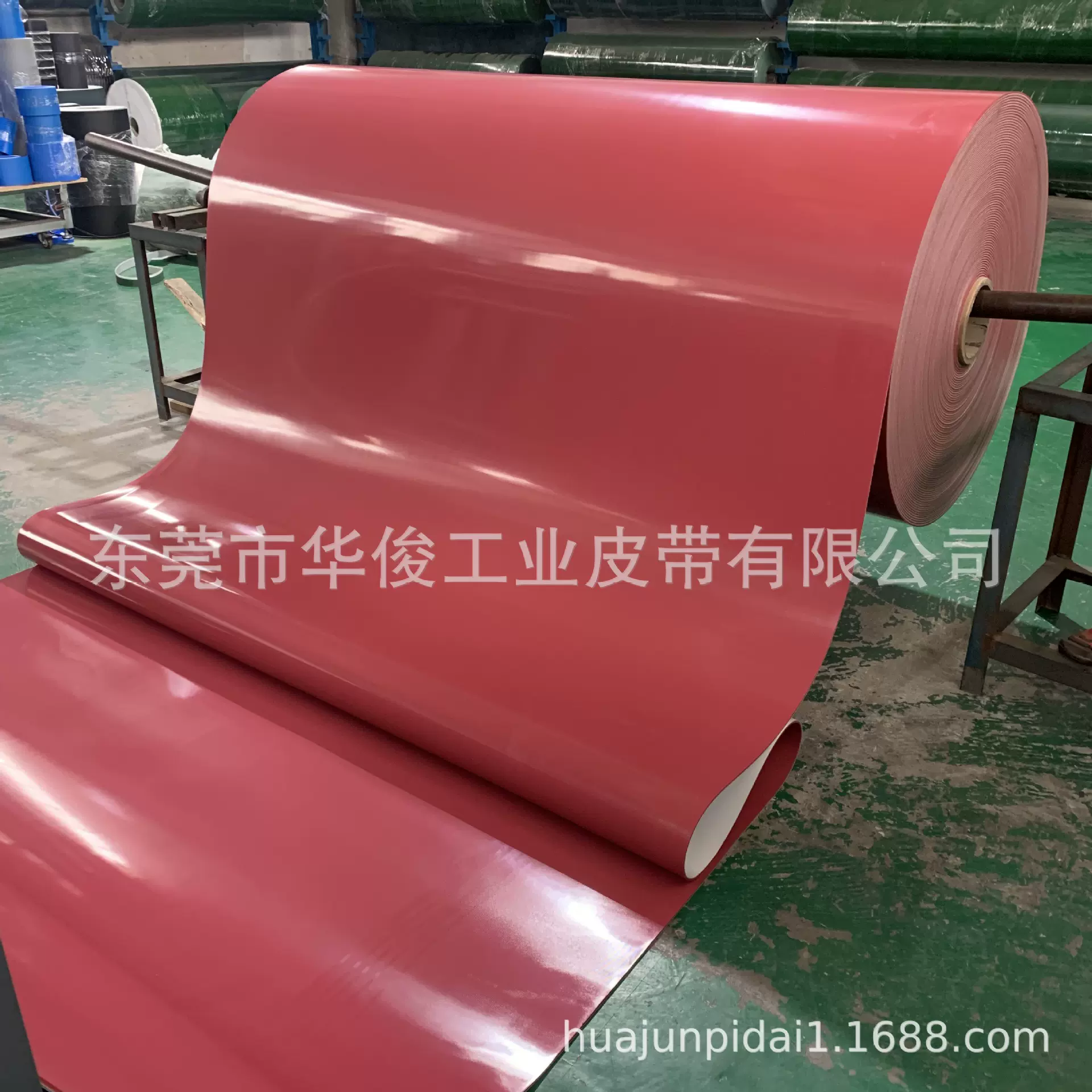 一体红胶输送带  钣金去毛刺输送带 钣金抛光输送带  东莞华俊