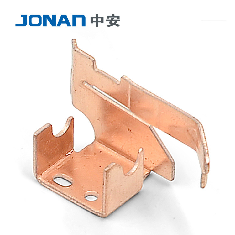 中安 DZ47-100大支架冲压件小型断路器触头铜片冲压加工定 制