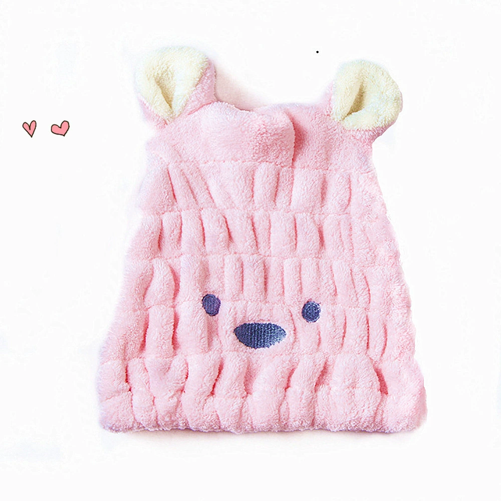 Кроличьи уши шапочка для душа абсорбент протрите волосы милый тюрбан взрослые дети мультфильм быстро сухие волосы шапочка Внешняя торговля оптом