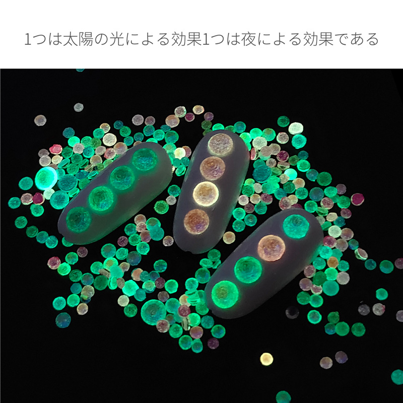 Popular online popular arte de uñas luminoso diamante fluorescente diamante Super Flash mezclado multi-Corte plana diamante joyería fábrica directa