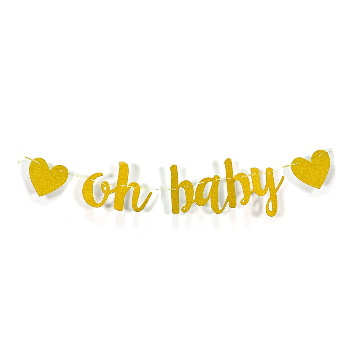 О baby буква La флаг мальчик или девочка раскрытие пола ребенка лента декоративная отделка