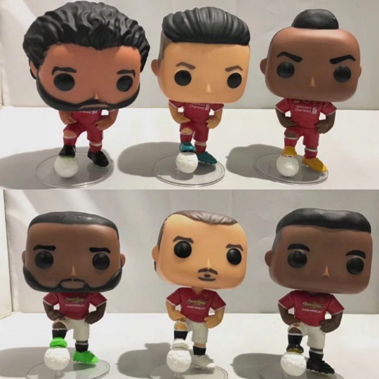 FUNKO POP football stars Manchester United Liverpool Borg Barca Lahy Ibmane model