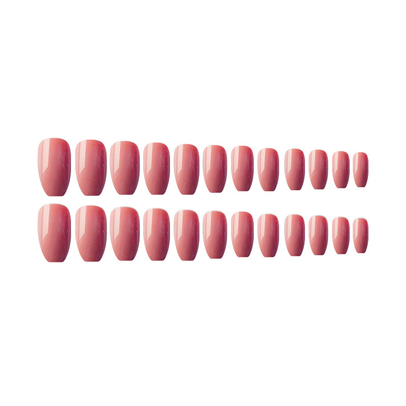 Comercio exterior polvo desnudo elegante temperamento de manicure estilo elegante parche de uñas de estilo dulce gradiente de estilo lindo usar uñas