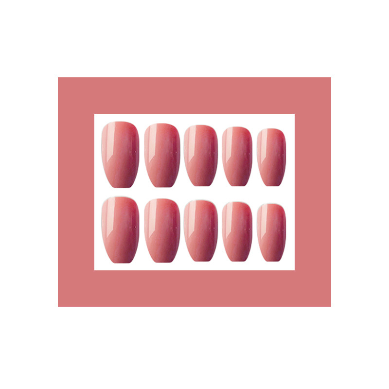 Comercio exterior polvo desnudo elegante temperamento de manicure estilo elegante parche de uñas de estilo dulce gradiente de estilo lindo usar uñas