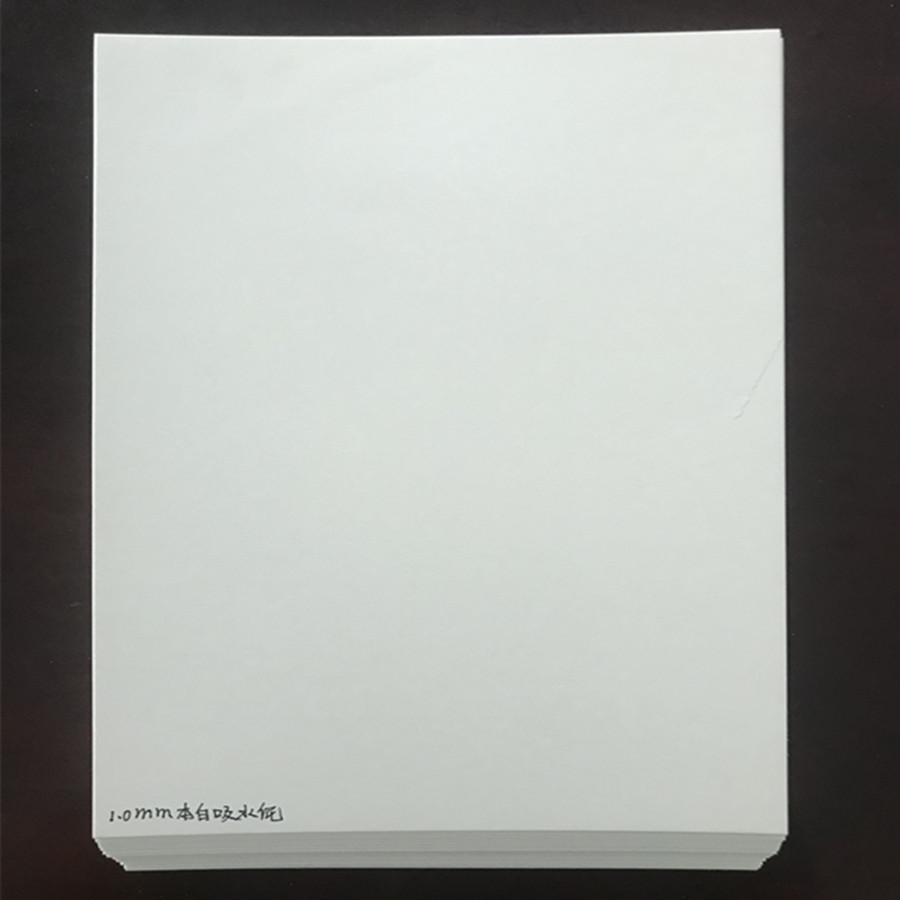 我司长期供应500克1.0MM本白高档杯垫专用吸水纸