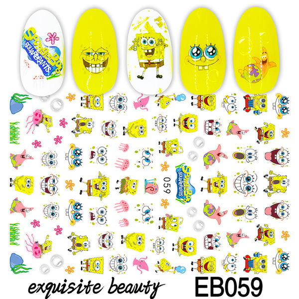 Japanese cartoon nail stickers