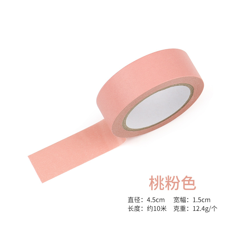 10 color del arco iris cinta de papel cinta de encaje DIY grabable color caramelo cinta de color sólido 10 m cinta de lágrima mano