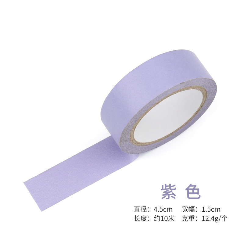 10 color del arco iris cinta de papel cinta de encaje DIY grabable color caramelo cinta de color sólido 10 m cinta de lágrima mano