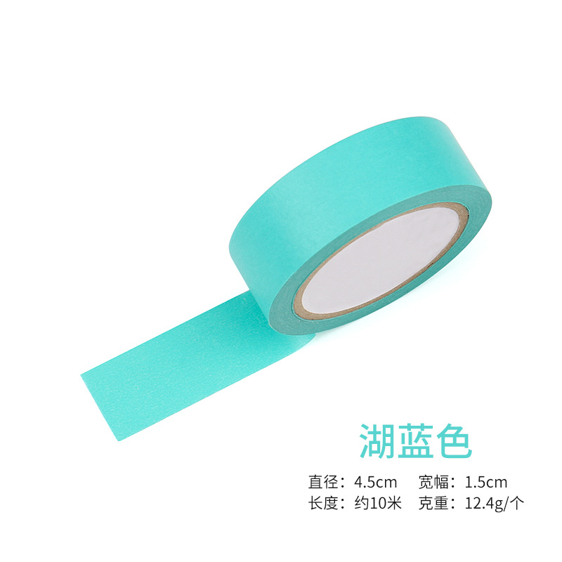 10 color del arco iris cinta de papel cinta de encaje DIY grabable color caramelo cinta de color sólido 10 m cinta de lágrima mano