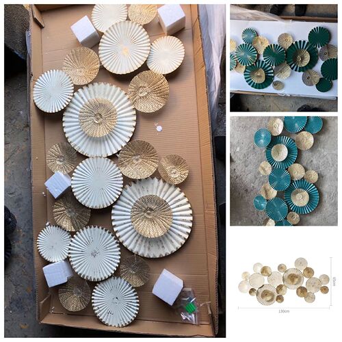 American wall hangings, creative iron wall decorations for entrance hall, three-dimensional wall decorations, living room background wall decorations pendants