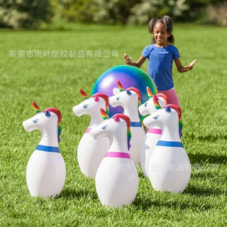 生产生产 充气保龄球套装玩具环保PVC充气玩具球套装