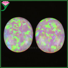 现货 澳宝戒面粉欧泊 OP08粉色火澳宝合成宝石蛋面平底戒面裸石