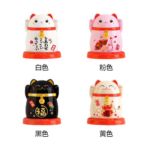 Plastic toothpick barrel wholesale cute toothpick box home living room decoration toothpick bottle creative toothpick barrel storage jar